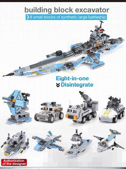 XINGBAO 13001 Super Battleship (8 in 1) 05027
