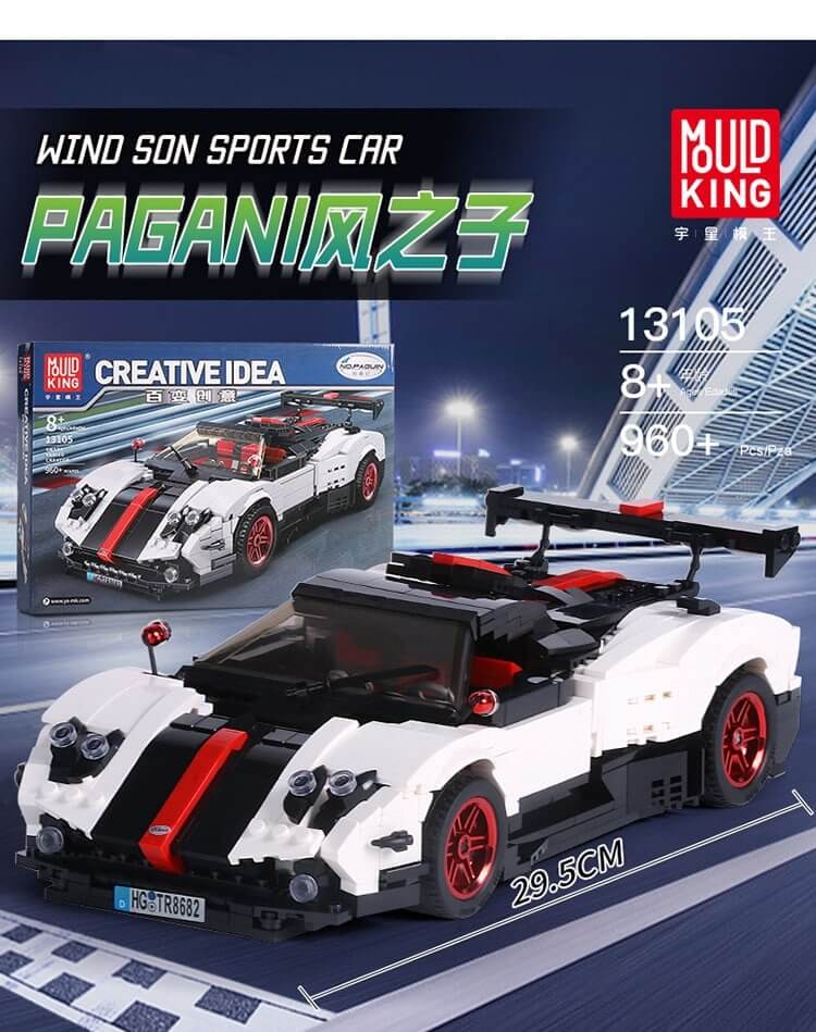 MOULDKING 13105 MOC-22208 Pagani Zonda Cinque Roadster Creative Idea