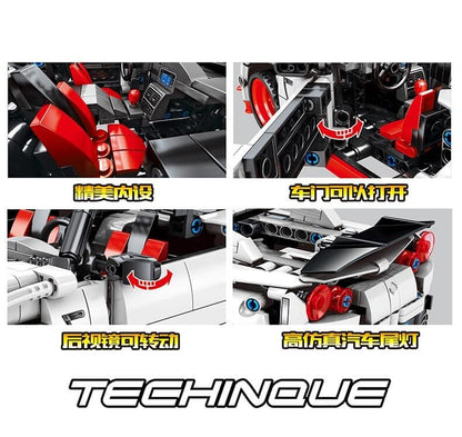 SEMBO 701712 Nissan GTF Racing Car