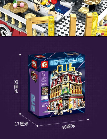 SEMBO SD6991 5 IN 1 Street Night SemboClub with LED Light USB