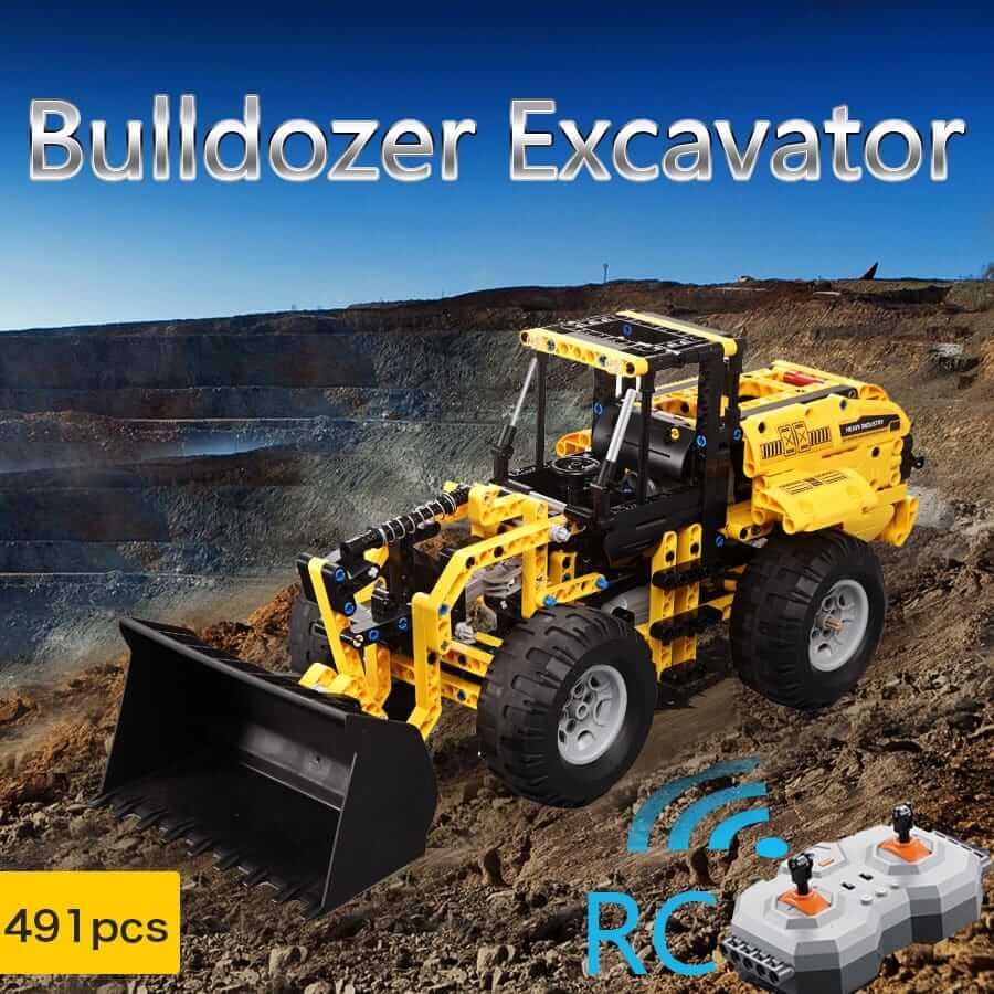 CADA C51058W Excavator Big Crane Mixer Truck Remote Control