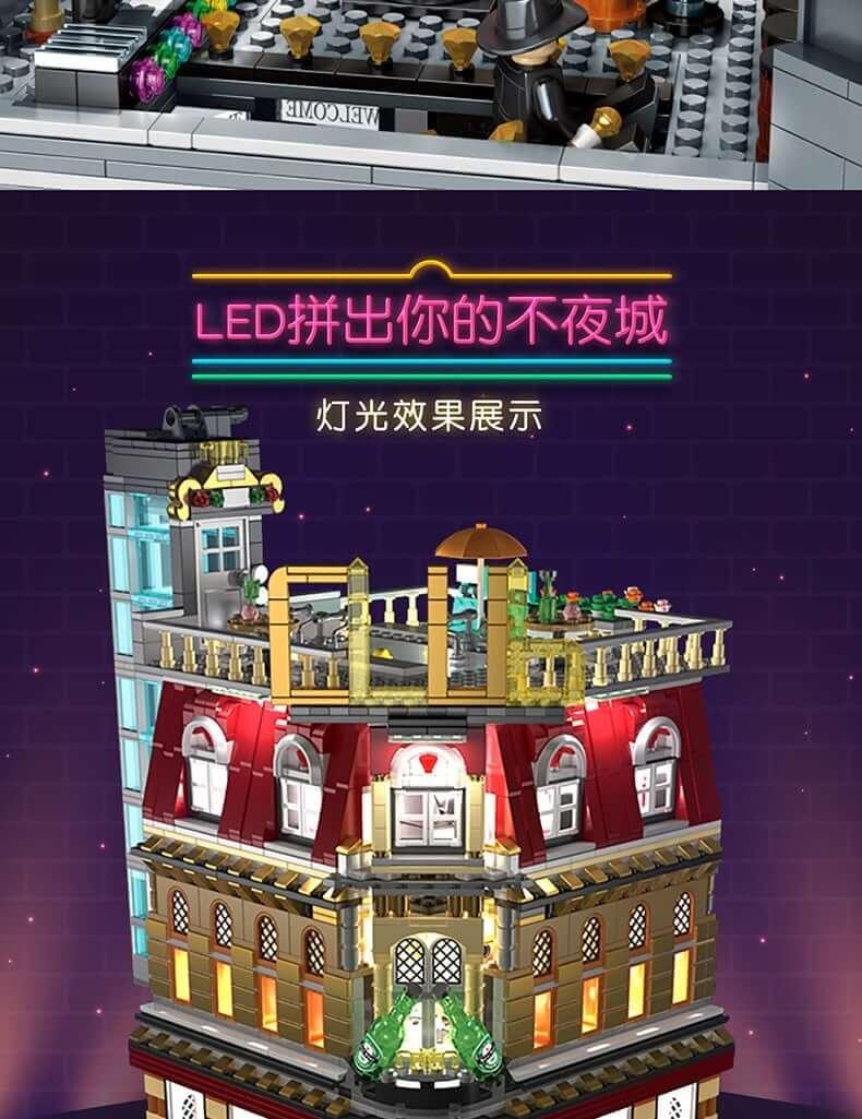 SEMBO SD6991 5 IN 1 Street Night SemboClub with LED Light USB