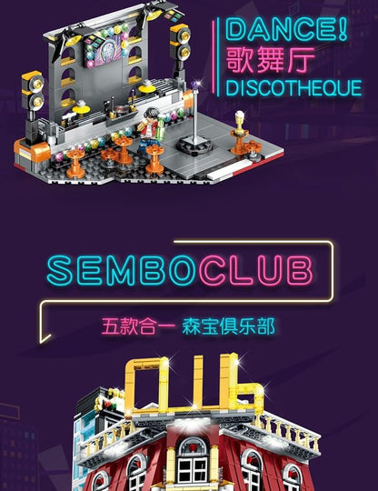 SEMBO SD6991 5 IN 1 Street Night SemboClub with LED Light USB