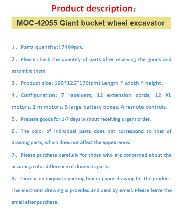 MOC 42055 MK 288 BWE Giant Dig Machine