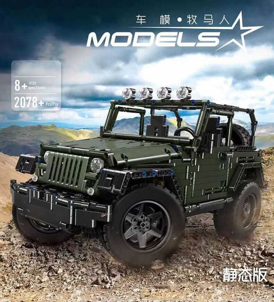 MOULDKING 13124 MOC 5140 Jeep Wrangler Rubicon RC 1:8