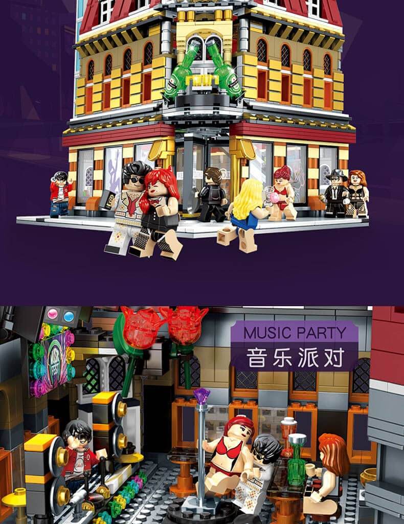 SEMBO SD6991 5 IN 1 Street Night SemboClub with LED Light USB