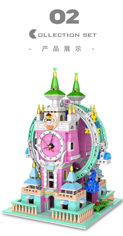 HENGTAI 92033 Idea Series TimeSprite Time Wheel Building Blocks 1784pcs Bricks Model Toys From China