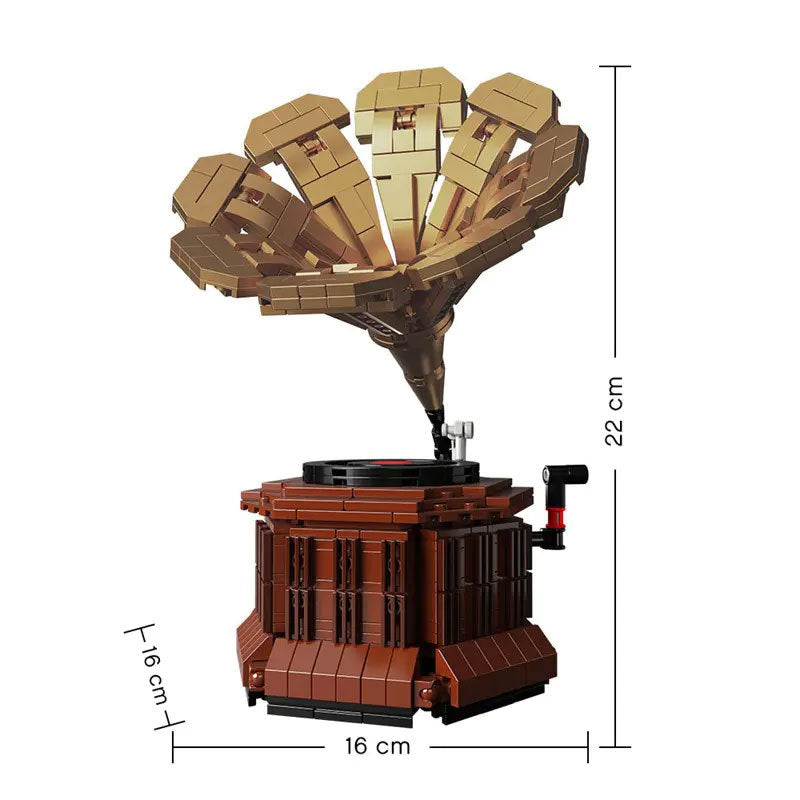 HENGTAI 92051 Expert Series Phonograph 1:8 Model Building Blocks 682pcs Bricks Model Toys From China