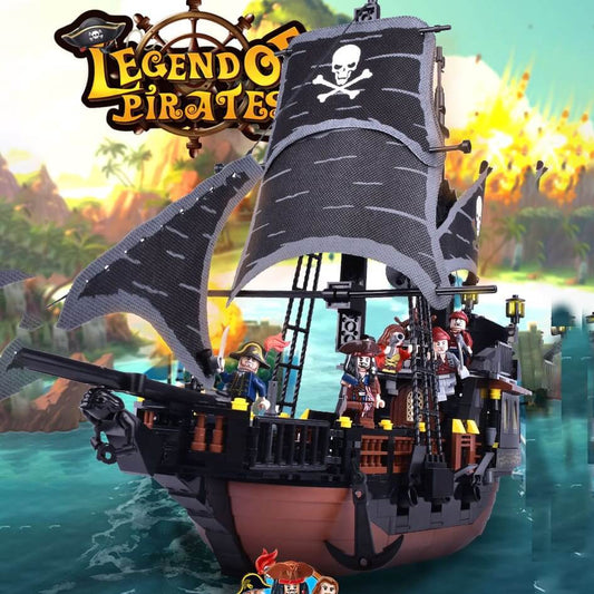 GUDI 9115 Black Pearl Ship Caribbean Pirates