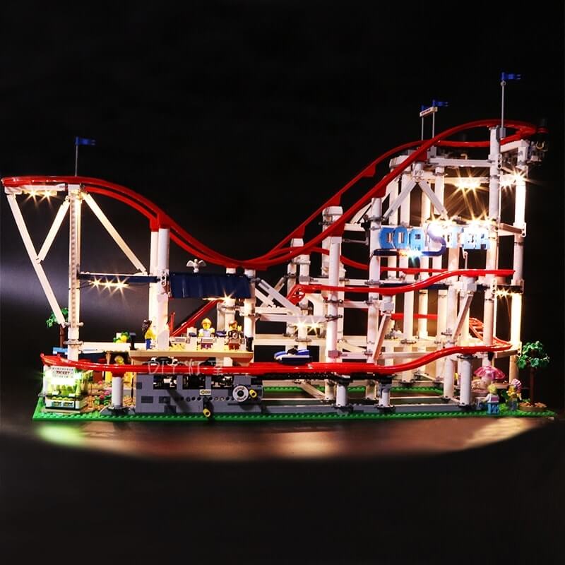 LEGO 10261 Led Light The Roller Coaster Brick kits V.Basic