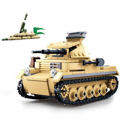 SLUBAN T34 WW2 Military Sets Tanks Troops Plane