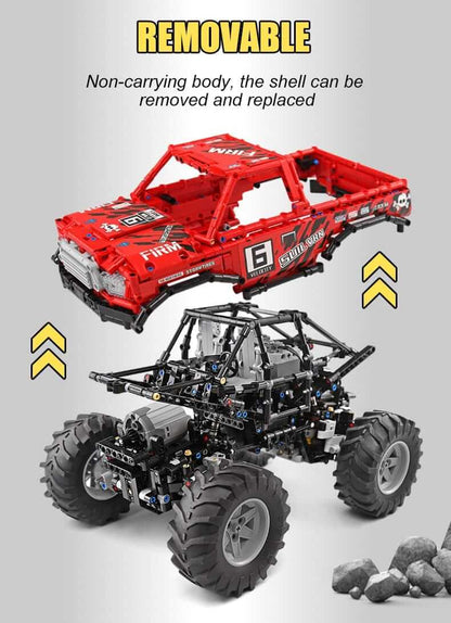 MOC 26278 Monster Truck With Automated Differential Lock