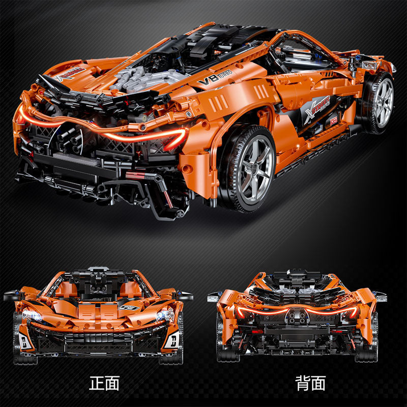 HappyBuild XQ1001 Technic McLaren P1 hypercar building blocks 3302pcs bricks Toys For Gift from China