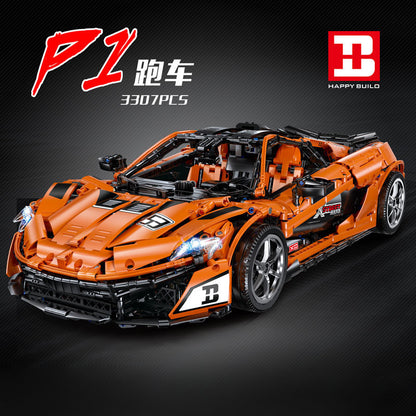 HappyBuild XQ1001 Technic McLaren P1 hypercar building blocks 3302pcs bricks Toys For Gift from China