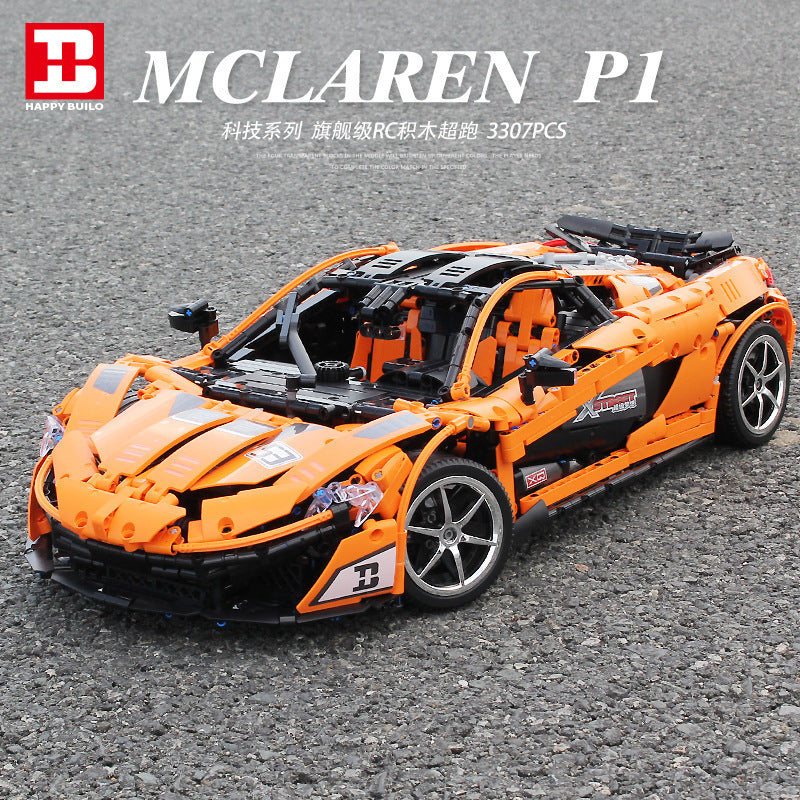 HappyBuild XQ1001 Technic McLaren P1 hypercar building blocks 3302pcs bricks Toys For Gift from China