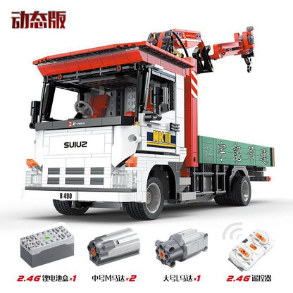 HappyBuild YC-GC007 Technic Crane Lorry building blocks 1380pcs bricks Toys For Gift from China