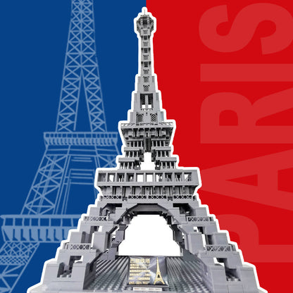 HappyBuild YC20001 City Building The Eiffel Tower building blocks 1212pcs bricks Toys For Gift ship from China