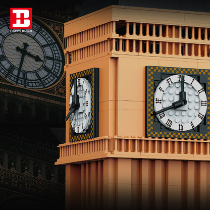 HappyBuild YC20002 Architecture：Elizabeth Tower building blocks 1303pcs bricks Toys For Gift from China