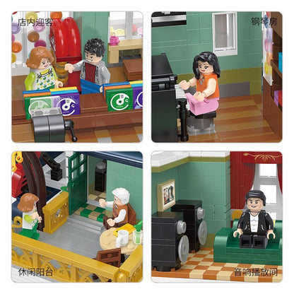 HappyBuild YC20008 City Street Streetcape building blocks 3005pcs bricks Toys For Gift from China