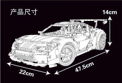 HappyBuilding YG23002 Technic Series "TOYOTA" GT86 Building Bricks 2586pcs Bricks Toys Model Sets From China