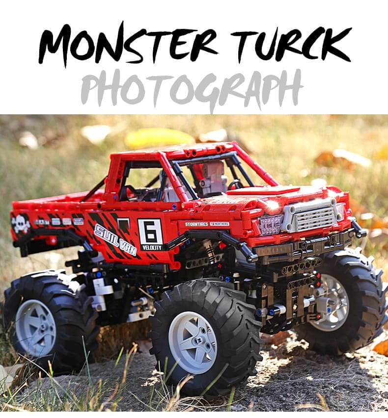MOC 26278 Monster Truck With Automated Differential Lock