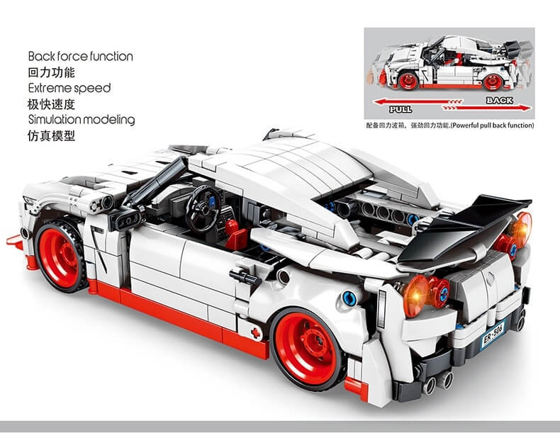SEMBO 701712 Nissan GTF Racing Car