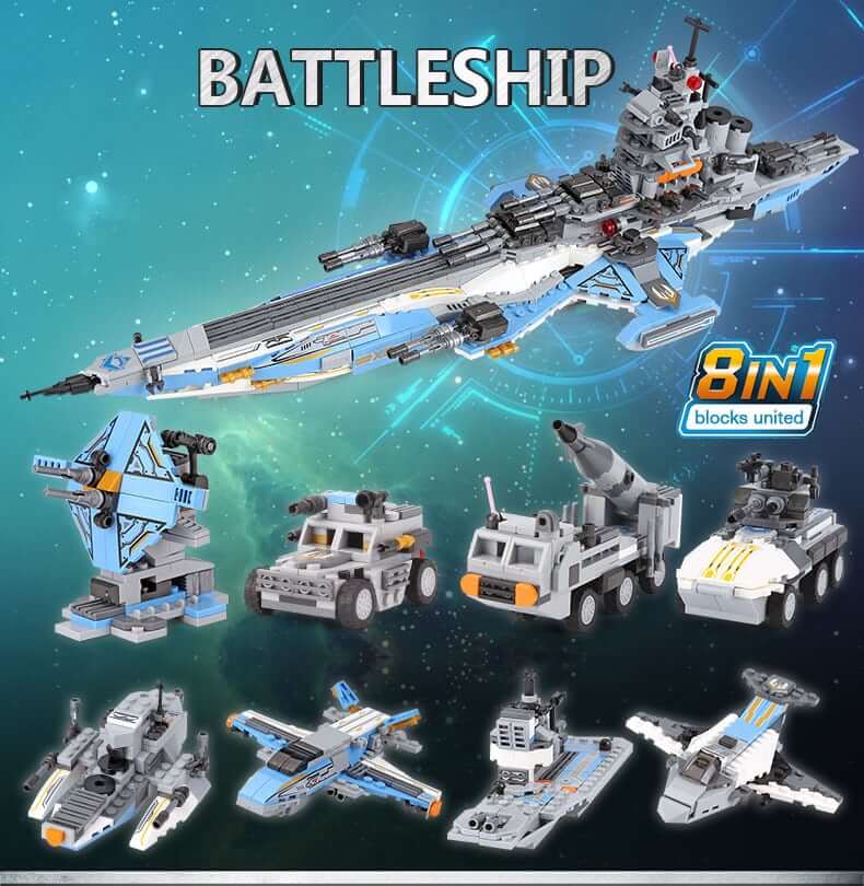 XINGBAO 13001 Super Battleship (8 in 1) 05027