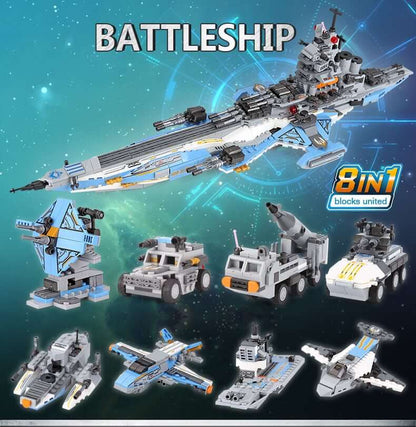 XINGBAO 13001 Super Battleship (8 in 1) 05027
