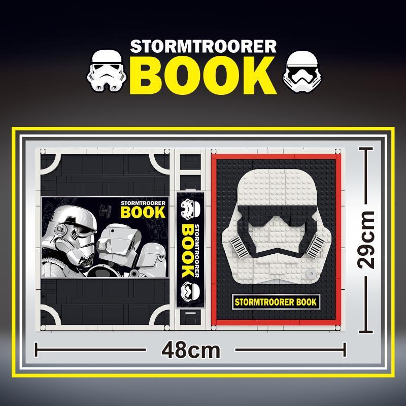 J13003 Star Plan Series Stormtrooper Book Building Blocks Toys From China