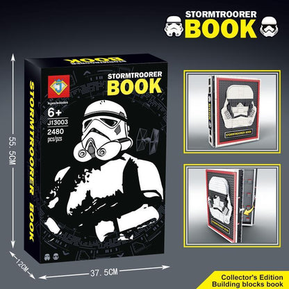 J13003 Star Plan Series Stormtrooper Book Building Blocks Toys From China