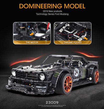 J90068 3219PCS Technic Series Super car Mustang Hoonicorn V2 Building Blocks Toys  20102 9007 From China
