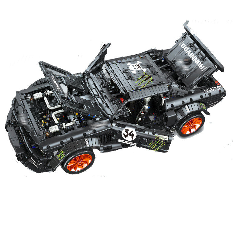 J90068 3219PCS Technic Series Super car Mustang Hoonicorn V2 Building Blocks Toys  20102 9007 From China