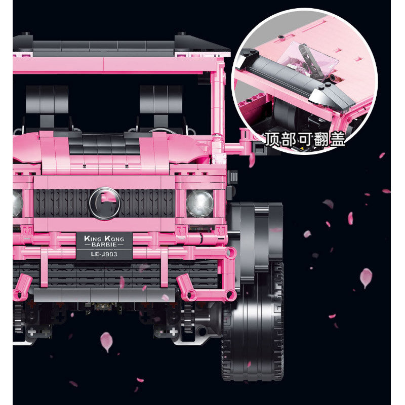 J903 Technic Series King Kong Super SUV Car Building Blocks 2687pcs Bricks Toys For Gift Ship From China