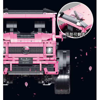 J903 Technic Series King Kong Super SUV Car Building Blocks 2687pcs Bricks Toys For Gift Ship From China