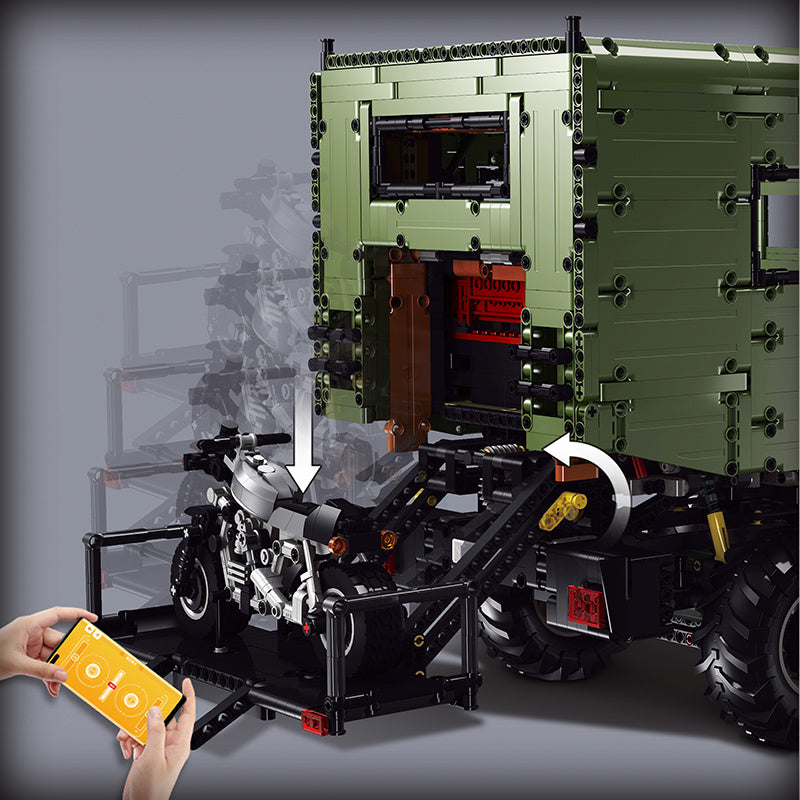 J907 Technic Series Rael Mercedes-Benz Unimog Building Blocks 6689pcs Bricks Toys Ship From Europe 3-7 Days Delivery (With Motor)