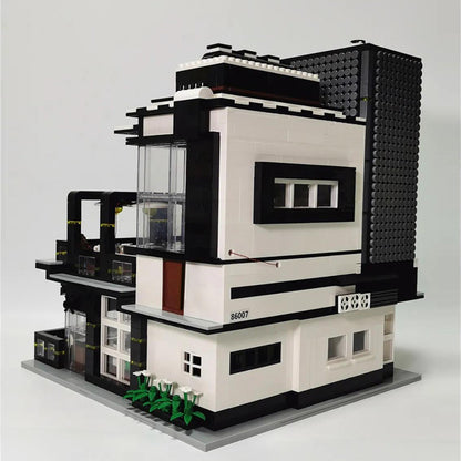 JH86007 MOC Creator Modular Buildings Corner Cafe shop Building Blocks 4314pcs Bricks From Europe 3-7 Days Delivery