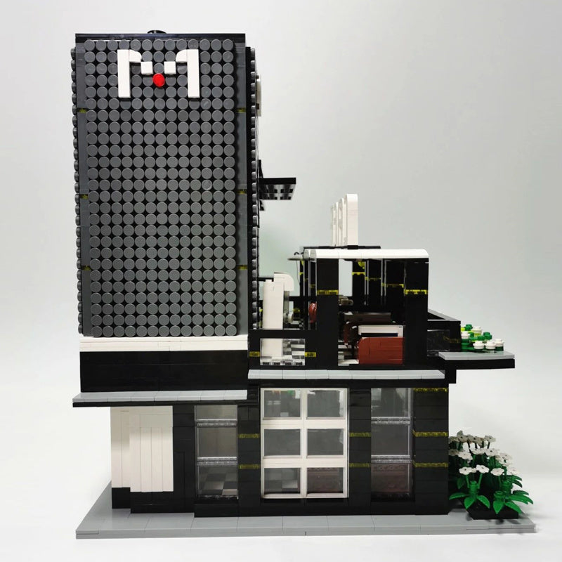 JH86007 MOC Creator Modular Buildings Corner Cafe shop Building Blocks 4314pcs Bricks From Europe 3-7 Days Delivery