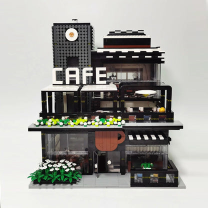 JH86007 MOC Creator Modular Buildings Corner Cafe shop Building Blocks 4314pcs Bricks From Europe 3-7 Days Delivery