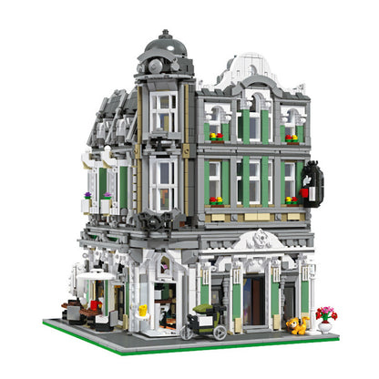 JIESTAR 89100 City Street Jazz coffee shop building blocks 3369pcs Toys For Gift ship from China
