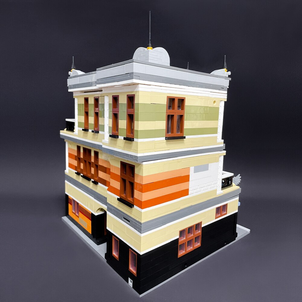 JIESTAR 89113 Modular Buildings The Fountain Square Building Blocks 3420pcs Bricks Toys From Europe 3-7 Days Delivery.