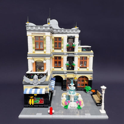 JIESTAR 89113 Modular Buildings The Fountain Square Building Blocks 3420pcs Bricks Toys From Europe 3-7 Days Delivery.
