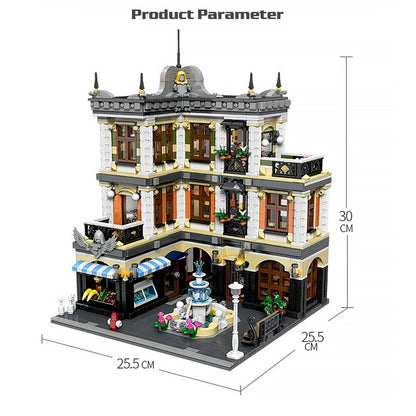 JIESTAR 89113 Modular Buildings The Fountain Square Building Blocks 3420pcs Bricks Toys From Europe 3-7 Days Delivery.