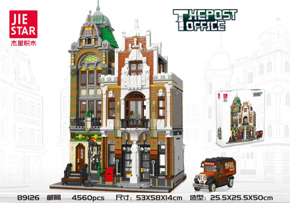 JIESTAR 89126 Expert Series Postal Express Office Building Blocks 4560pcs Bricks Model Sets From China