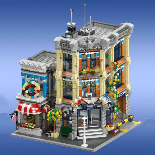 JIESTAR 89134 Creator Expert Modular Buildings Brick Town "Police" Station Building Blocks 2967pcs Bricks Toys Ship From China.