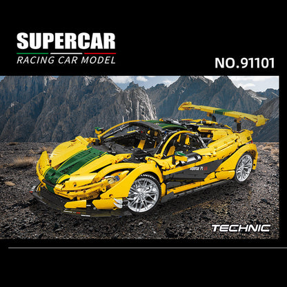 JIESTAR 91101 Technic Yellow McLaren Sports car Building Blocks 3316pcs Bricks Toys From China Delivery.