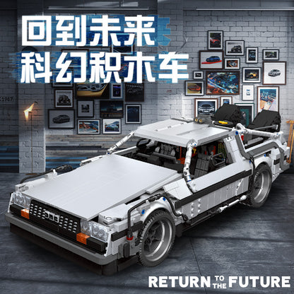 JIESTAR 92004 Expert High-tech Return To The Future Racing Car Moc 2716pcs Bricks Technical Model Building Blocks Toys ship from China.