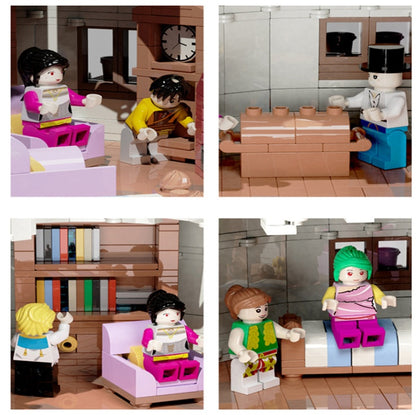 JUHANG 86006  2633pcs  MOC Street View Series Jungle Mushroom House Model From China