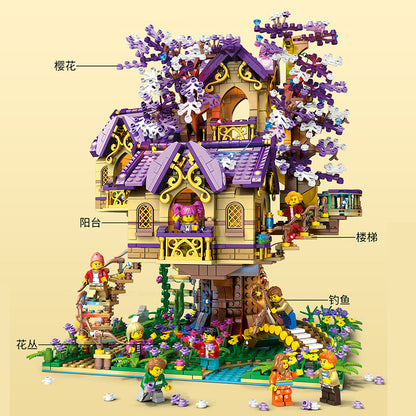 JUHANG 86011 Idea Tree houers building blocks 2242pcs bricks Toys For Gift from China