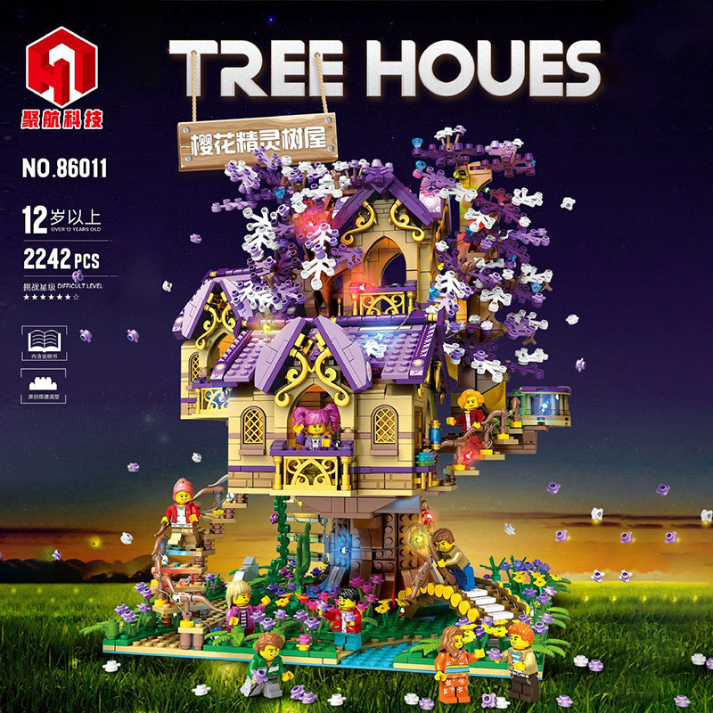 JUHANG 86011 Idea Tree houers building blocks 2242pcs bricks Toys For Gift from China
