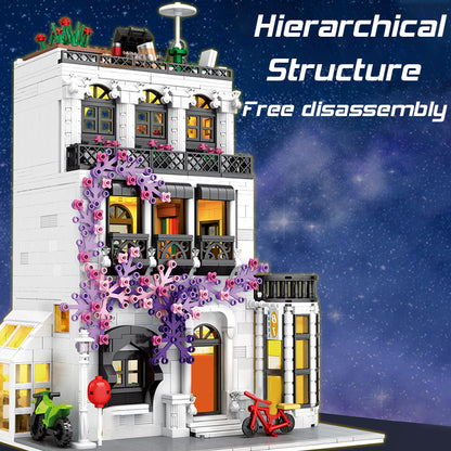 JUHANG 86012 MOC Creator Europe Garden Street Building Blocks 1914pcs Toys Bricks Ship From Europe 3-7 Days Delivery